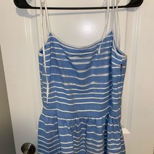 Blue and white striped GAP sundress size 6